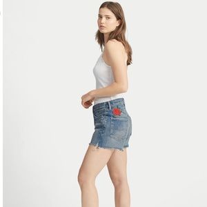 Polo Ralph Lauren NWT Embroidered Rose Denim Shorts - Size 32 - $148
